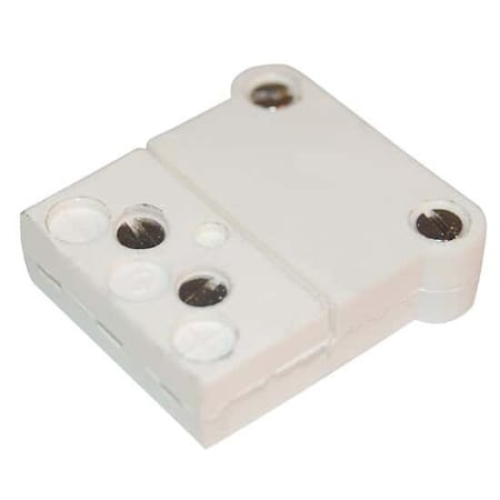 RTD Connector, White 3-Blade ANSI, PK 5